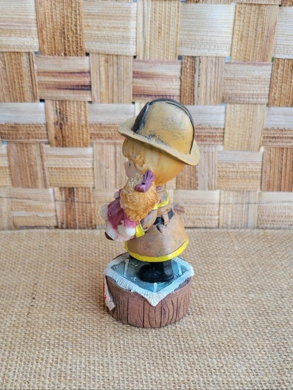 VINTAGE FIREFIGHTER FIGURINE BY TURTLE KING CORP.